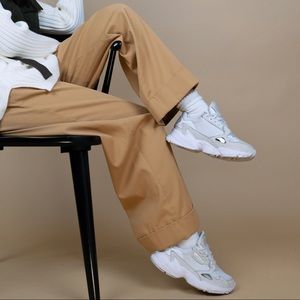 ZARA high waist wide leg palazzo trousers